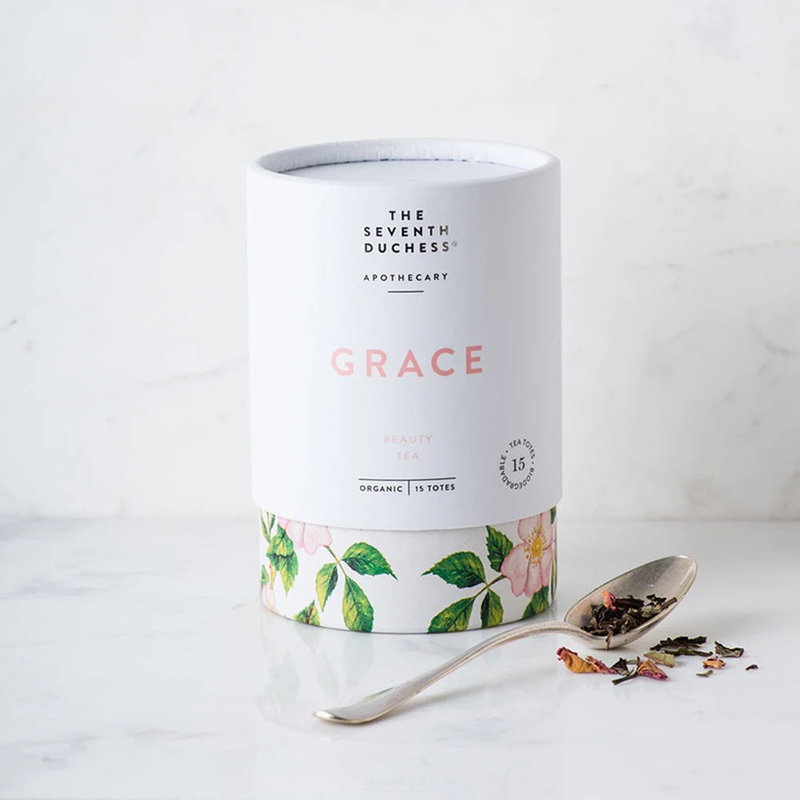 Cilindro de papelão reciclado de grau alimentício personalizado, folhas soltas, chá e café, caixa de embalagem cosmética, redondo, branco, pacotes de tubo de papel kraft