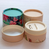 Personalize tubos de papel de qualidade alimentar com peneira Eco-Safe para cilindro de embalagem de pó corporal