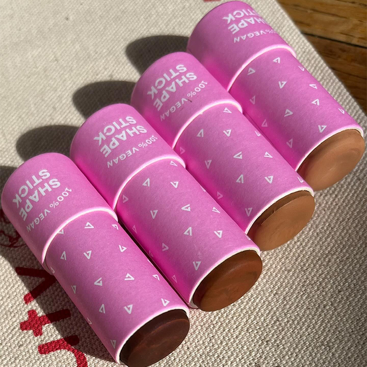Tubo de bálsamo labial personalizado de papel livre de plástico biodegradável formato redondo push up cilindro barra de loção tubo de papel de embalagem