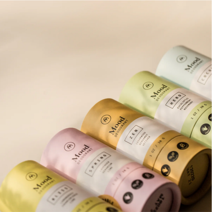 Recipiente de papel Kraft personalizado para embalagens de cosméticos Reciclável 10ml Tubo de papel biodegradável Embalagem em bastão de desodorante