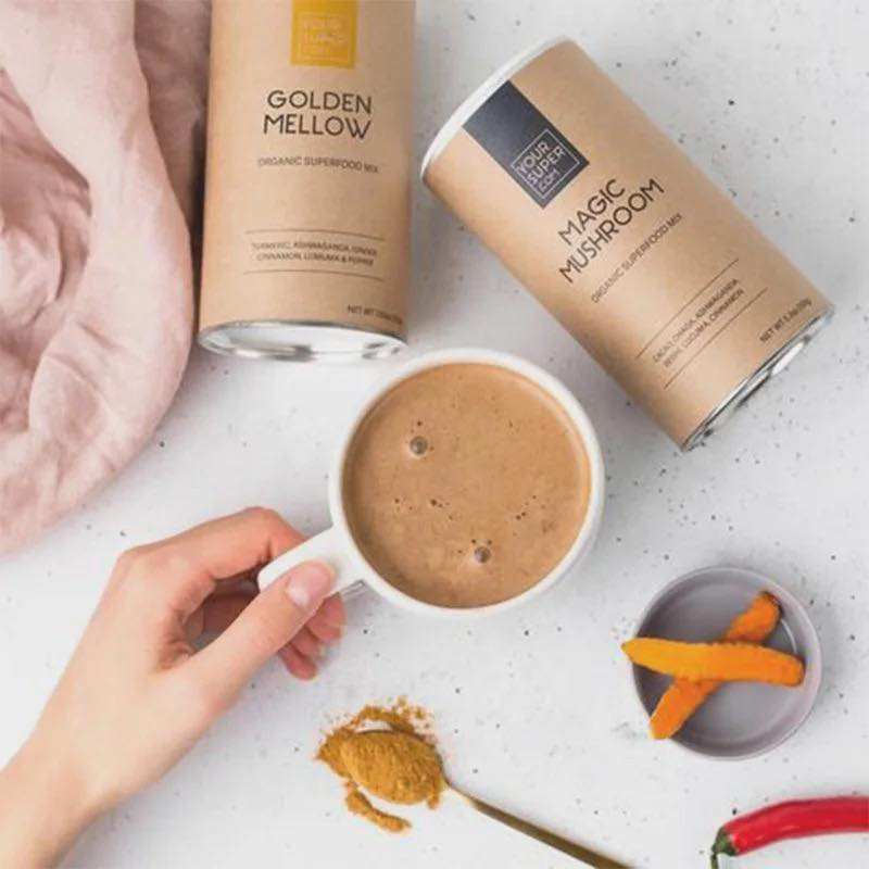 Tubo redondo amigável biodegradável do cilindro de papel da aveia do feijão de café do chá do recipiente do pó de Eco para o empacotamento de alimento