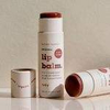 Hallpack 100% Plástico Livre de Papel Personalizado Tubo de Bálsamo Labial Forma Redonda Push Up Cilindro Loção Bar Tubos de Papel Embalagem