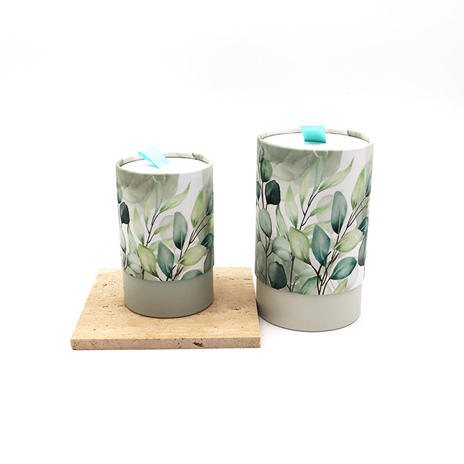 Hallpack ecologicamente correto, design personalizado, chá solto, grãos de café, caixa redonda, cilindro, papelão, caixa de embalagem de alimentos, tubo de papel