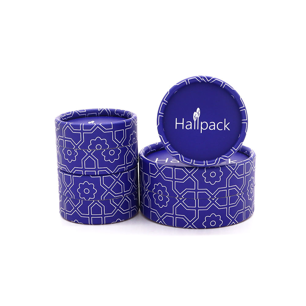 Frasco de papelão em pó solto personalizado, faça você mesmo, biodegradável, compacto, caixa de tubo de papel kraft, recipiente de sal de banho, embalagem