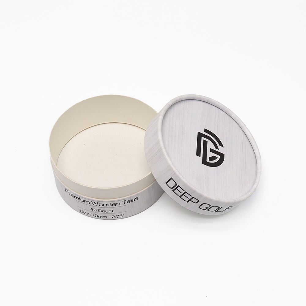 Impressão personalizada de recipientes de tubo cosmético de papel kraft marrom 100% ecológico e tubo de embalagem de creme cosmético