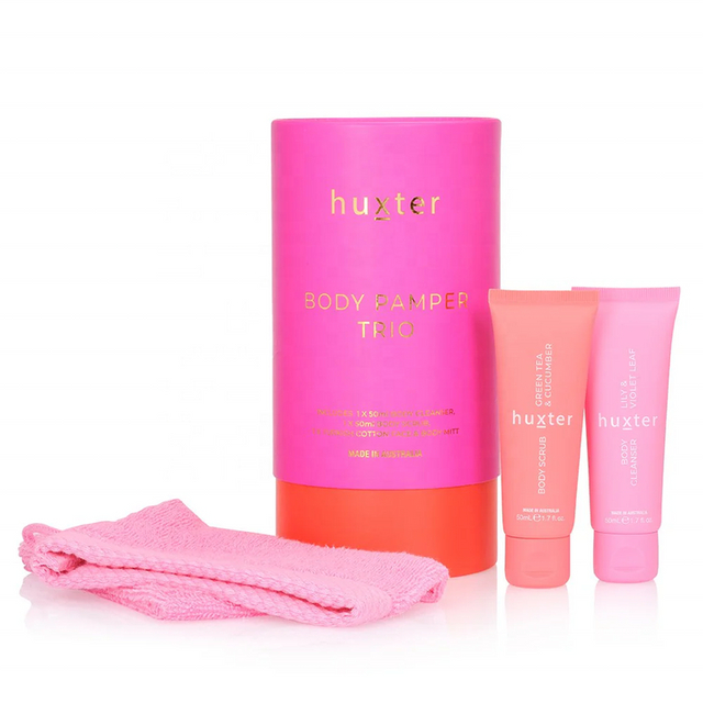 Embalagem de papel Kraft reciclável para tubo de embalagem personalizada de cosméticos para frasco de perfume Caixa de tubo redondo ecológico