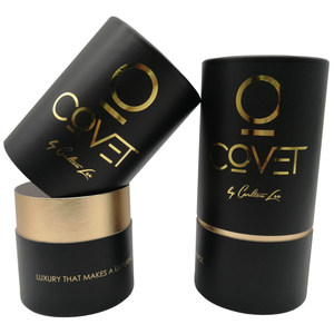 Caixa redonda impressa personalizada de venda quente de papelão cilíndrico reciclado marrom ecológico para embalagens de camisetas e artesanato