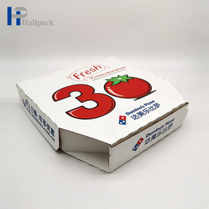 Os produtos quentes imprimiram a caixa amigável do papel de embalagem de Eco da caixa da pizza do empacotamento de alimento