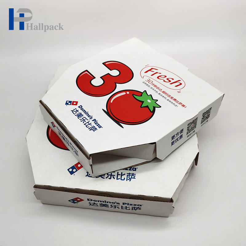 Caixas de pizza de papelão de alta qualidade de 10/12/24 polegadas caixa de papel de embalagem vazia