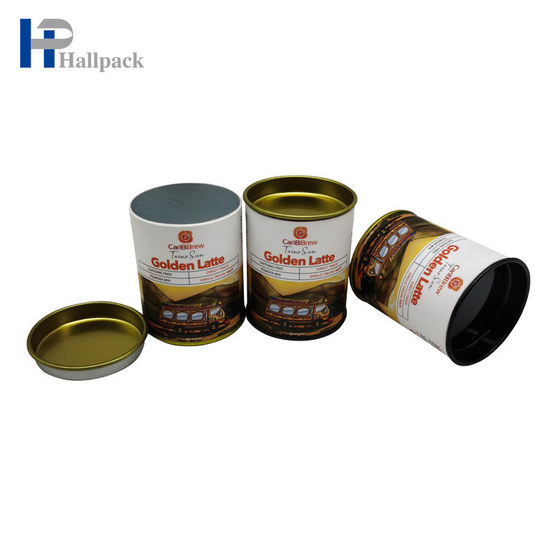 Ferro que cobre tubos de papel para alimentos Tubo de papel para chá Tubo de papel para café Embalagem de tubo de papel