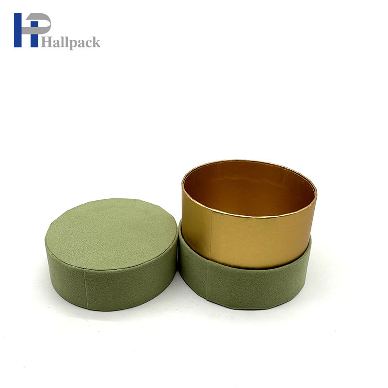 Empacotamento redondo feito sob encomenda amigável do tubo do papel do cartucho do produto comestível de Eco