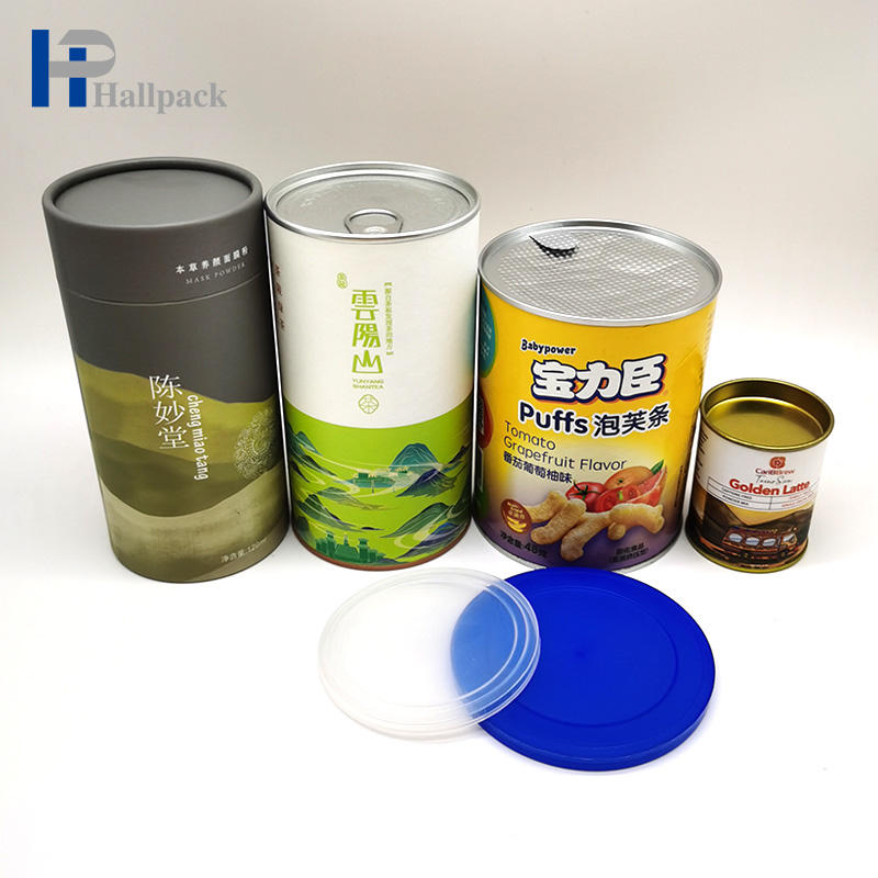 Ferro que cobre tubos de papel para alimentos Tubo de papel para chá Tubo de papel para café Embalagem de tubo de papel