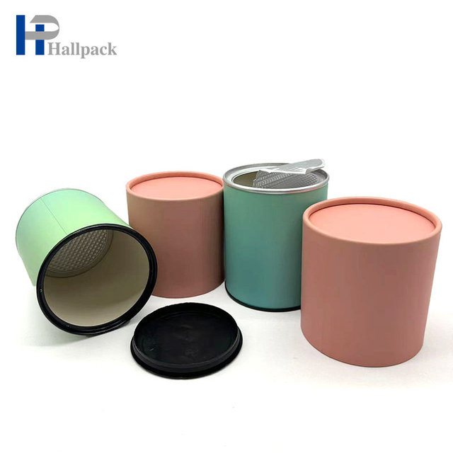 Embalagem interna do tubo do papel de cartão de Eco Kraft do tubo de papel da tampa do rasgo fácil