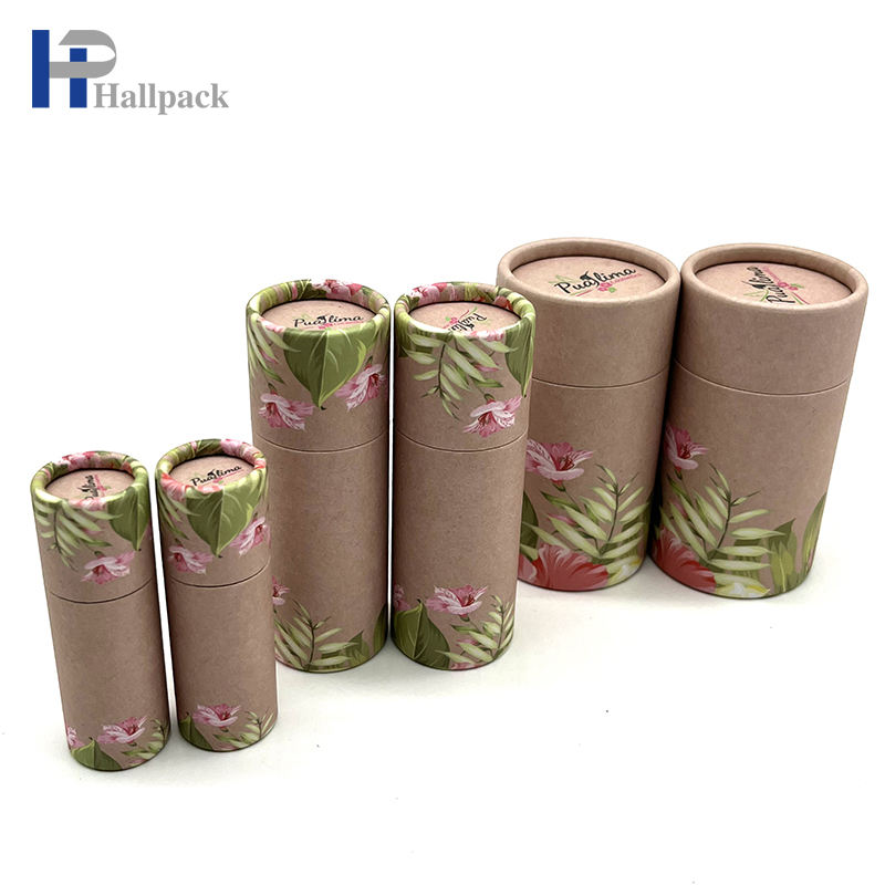 Tubo desodorante diretamente da fábrica, tubo hermético de papel para garrafa conta-gotas de óleo