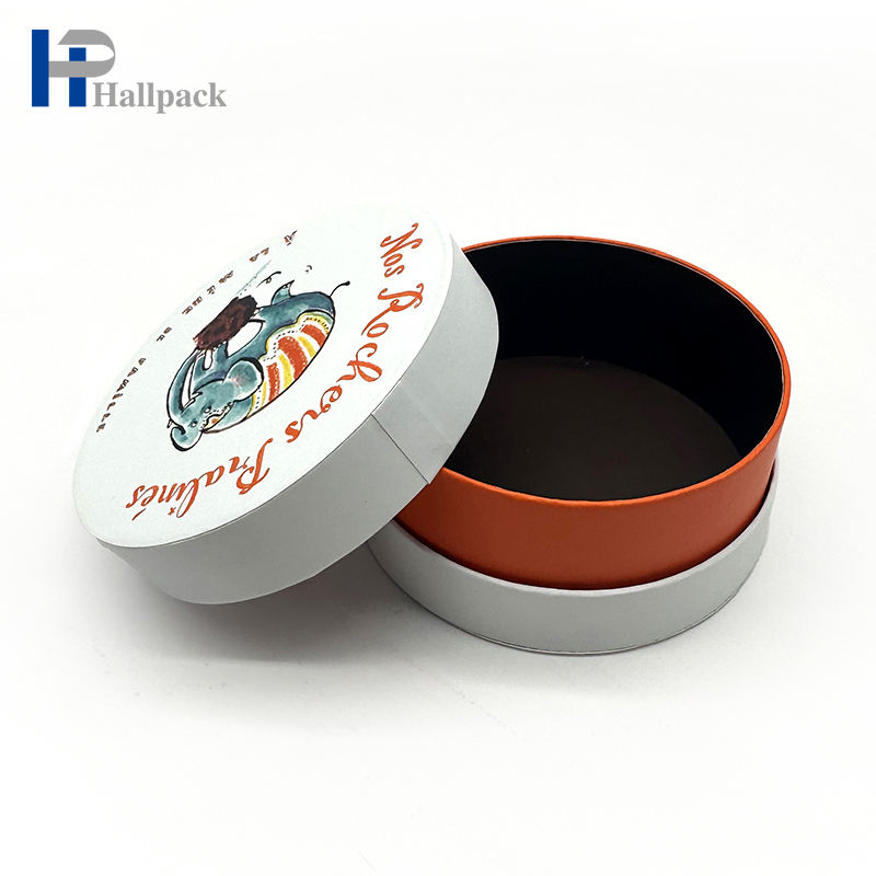 Tubo redondo biodegradável do papel do cartão do tubo de papel feito sob encomenda da parte alta bio