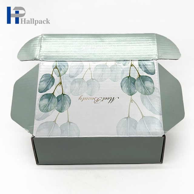 Caixa de embalagem de papel kraft impressa com logotipo personalizado, caixa postal de embalagem ondulada, caixa de avião