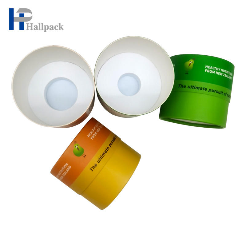 Personalize o tubo de papel e o armazenamento de papel biodegradável que empacota 10ml 20ml 30ml 100ml cilindro de empacotamento de papel cosmético de Eva