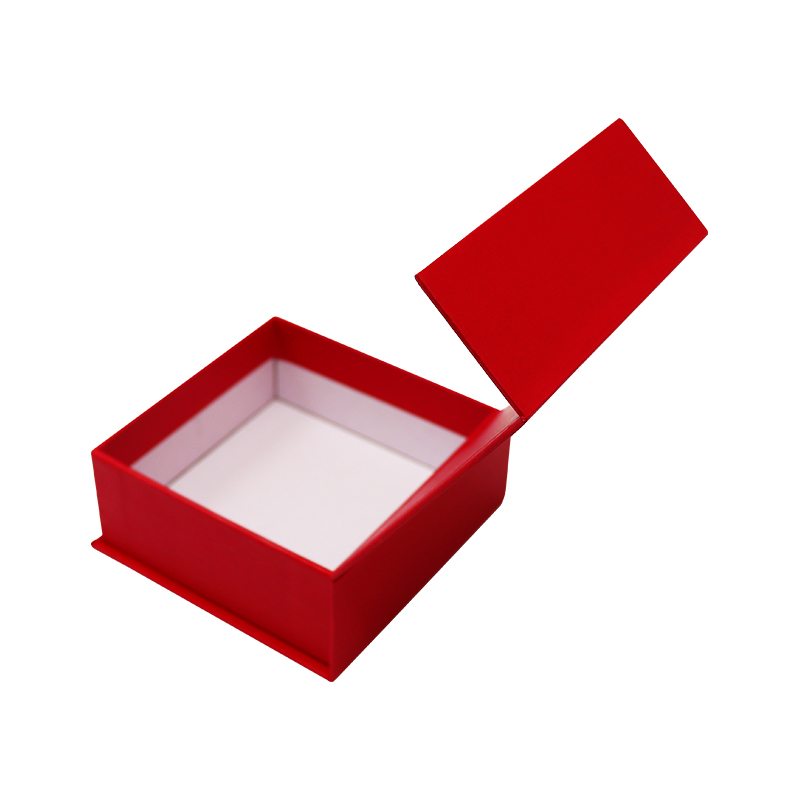 Embalagem de caixa em forma de livro em papel para brincos Jóias Presente de jóias Design personalizado Carton magnético quadrado