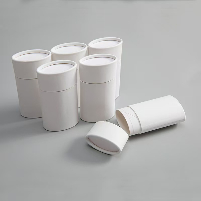 Embalagem de tubo para uso de papel cosmético para desodorante Balmo de lábios de batom desodorante