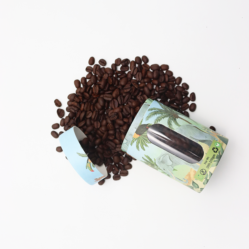 Embalagem de tubo de papel de grau alimentar biodegradável para chá