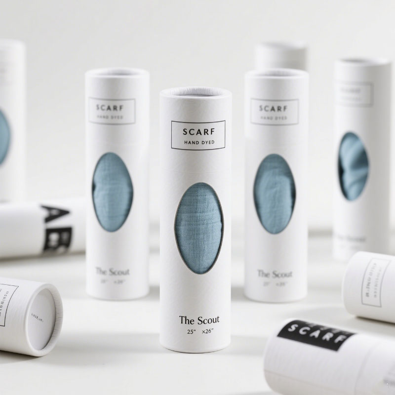 Embalagem de papel de embalagem de embalagem de roupas ecológicas com janela com janela