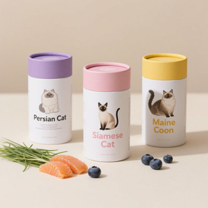 Material reciclável Tubo de papel de design personalizado para suplementos de colágeno embalagens de bebidas sólidas