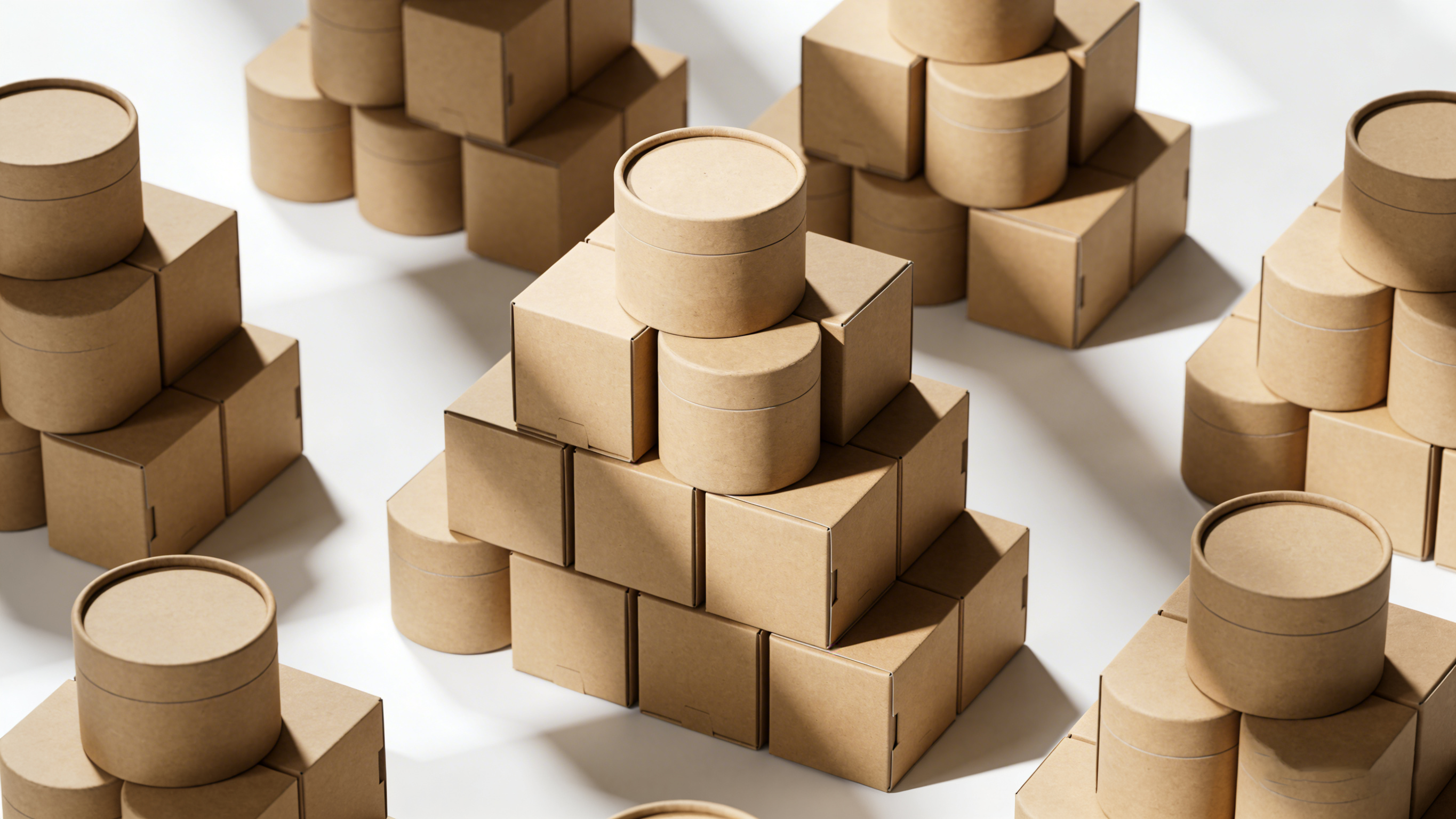 Cilindro de caixa redonda para garrafa