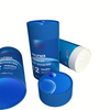 Embalagem push up de papel biodegradável com logotipo personalizado em formato redondo de tubo de papelão para intensificador de perfume de lavagem cosmética