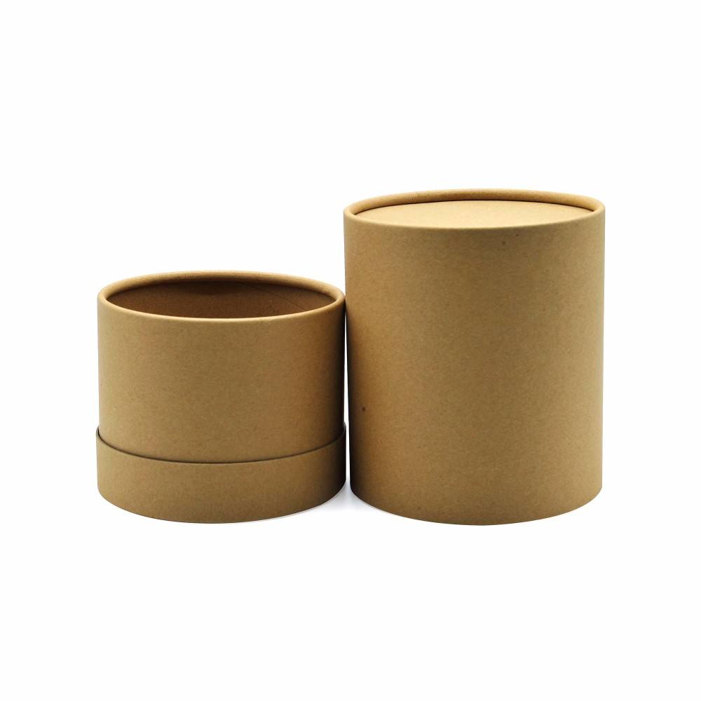 Tubo de papel cosmético biodegradável luxuoso personalizado da caixa do cilindro do cartão que empacota para a garrafa de perfume do óleo essencial