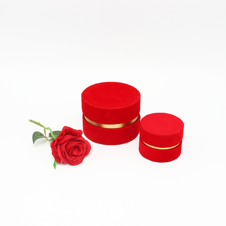 Caixa de cilindro de papelão de joias de luxo personalizada caixa de tubo redondo embalada para relógio brincos de pedras preciosas colar de pulseira
