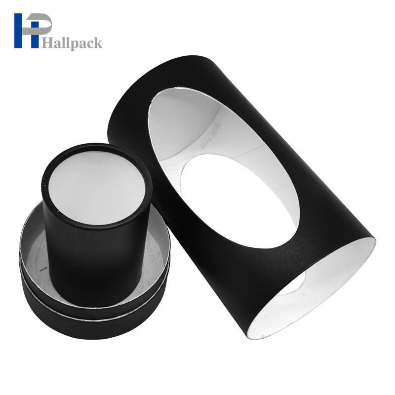 Personalize o cilindro de papel para embalagem de frascos, garrafa de óleo essencial, tubo redondo, caixa de papel