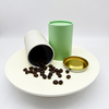 Embalagem de tubo de chá de papel Kraft de qualidade alimentar personalizada Hallpack Produtos alimentícios saudáveis ​​​​embalagem estilo lata para grãos de café