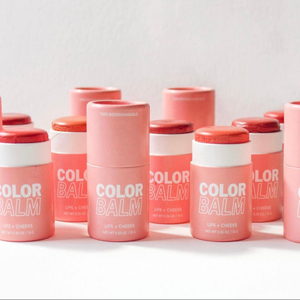 Atacado logotipo personalizado papel kraft cilindro de papelão protetor solar vara embalagem tubo de papel batom cosmético tubo de bálsamo labial