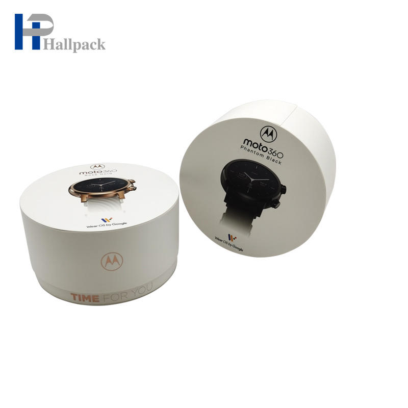 Tubo de papel para relógio de pulso com garrafa de copo de água privado