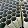 Tubo de caixa de papel kraft marrom ecológico de alta qualidade, personalizado, envio branco, embalagem de tubo de papel artesanal