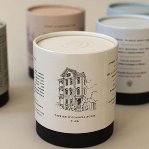 Caixa de embalagem de cilindro de alta qualidade, garrafa de perfume de vela kraft, saco de chá de café, embalagem de tubo de papel personalizado