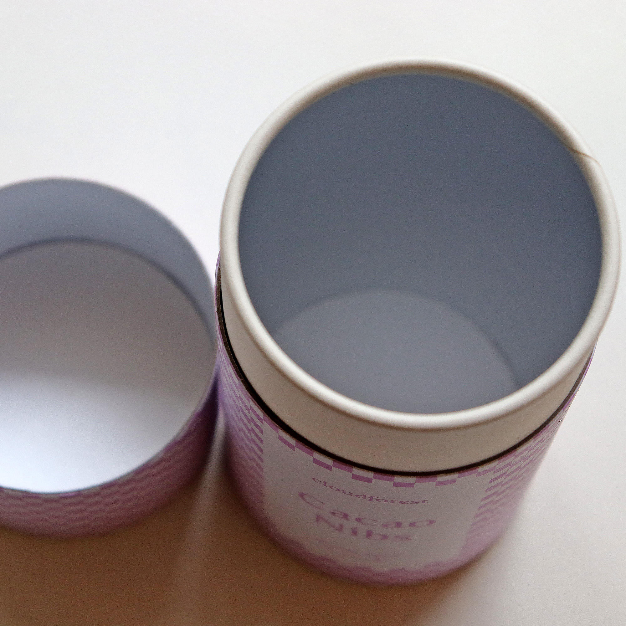 Tubo de papel Kraft redondo de papelão para embalagens de alimentos Tubo de papel para embalagem de chá