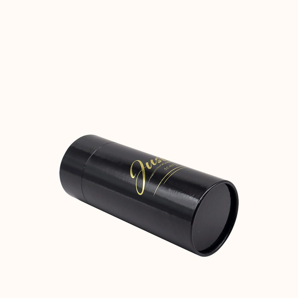 Eco-amigável impressão de ouro caixa de papel kraft embalagem de vela biodegradável com estampagem de impressão de desaparecimento para pano