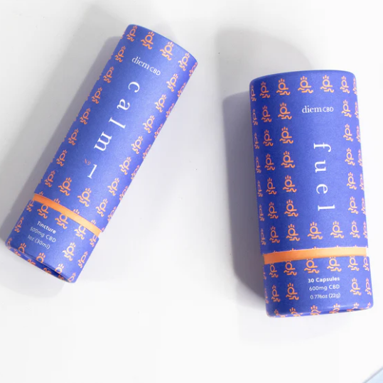 Tubo 100% reciclado do papel do chá de Kraft do cartão do cilindro que empacota o tubo redondo da caixa do cartão