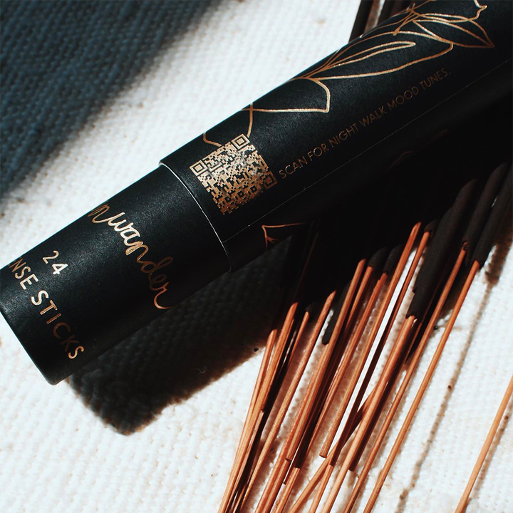 Embalagem de tubo de papel redondo com design personalizado ecológico para tubo de embalagem personalizada de incenso Embalagem de cilindro biodegradável