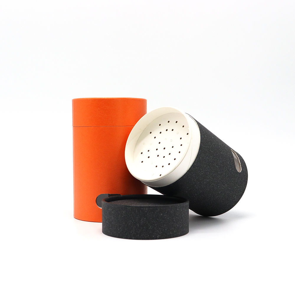 Tubo de papel da peneira textura de papel tecida tubos reciclados do cartão para o alimento do pó