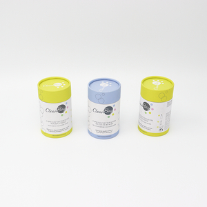 Tubo de papel feito sob encomenda amigável da caixa do cilindro do cartão do limpador de Eco que empacota para o detergente de múltiplos propósitos de Windows das mobílias