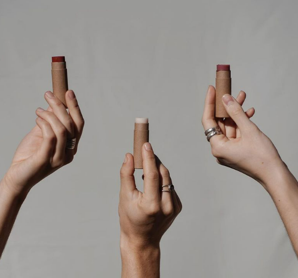 Embalagem de papel biodegradável