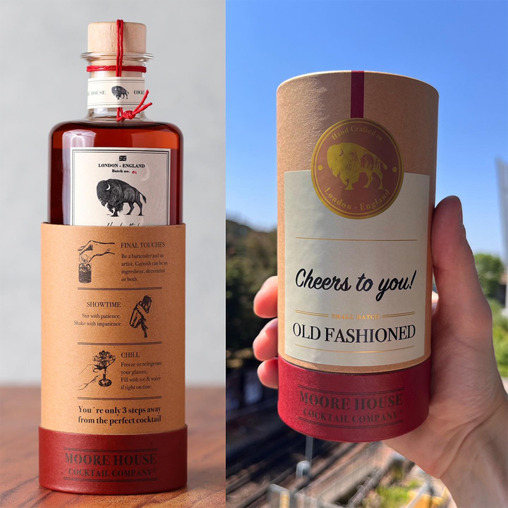 Caixa redonda ecológica de alta qualidade para frasco de perfume, tubo de embalagem cosmética biodegradável, pacote redondo de cilindro personalizado