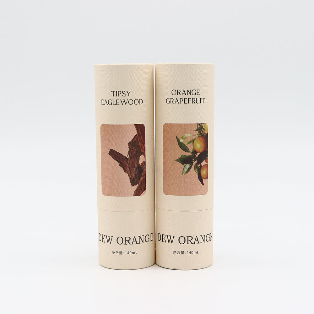 Embalagem personalizada de alta capacidade, tubo de papel, garrafa de cosméticos, emulsão de óleo essencial, embalagem de tubo de papel