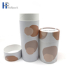 Cilindro biodegradável de impressão personalizada, papelão de papel para alimentos, sacos de vasilha de chá premium, embalagem de caixa de tubo para pacote de chá solto