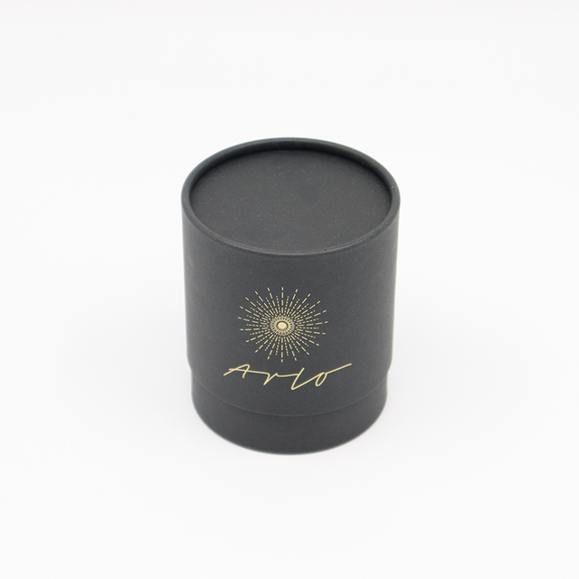 Embalagem personalizada ecologicamente correta para presente e artesanato, caixa de cilindro de papelão, tubo de papel para vela