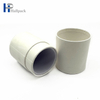Embalagem cosmética personalizada tubo de papel branco de papelão Kraft reciclado