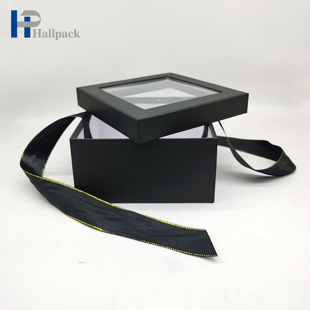 Caixa de papel transparente para perfume de baixo custo por atacado de fábrica