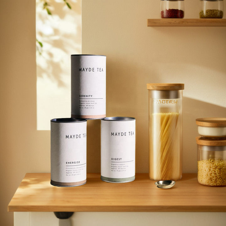 Caixa de tubo redondo com design personalizado de alta qualidade, recipiente de chá de papel